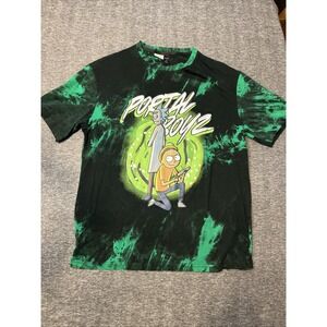 Rick & Morty Portal Boyz Tie Dye Shirt‎ Size M